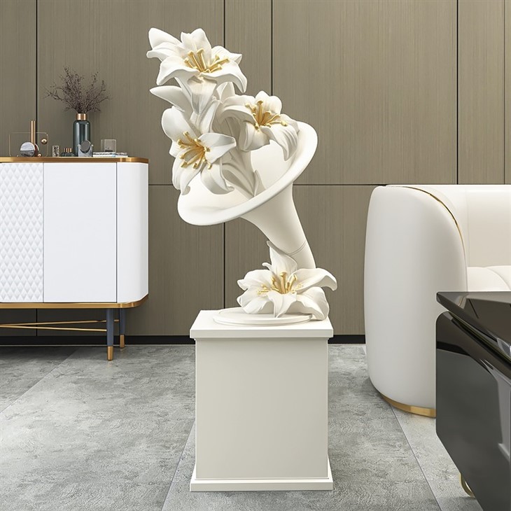 Phonograph Resin Art Sculpture